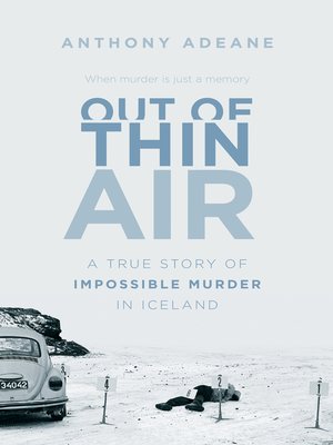 cover image of Out of Thin Air